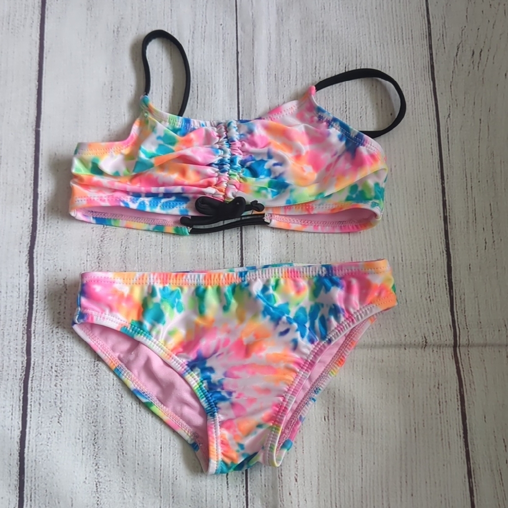 Colorful Tie-Dye Bikini Set